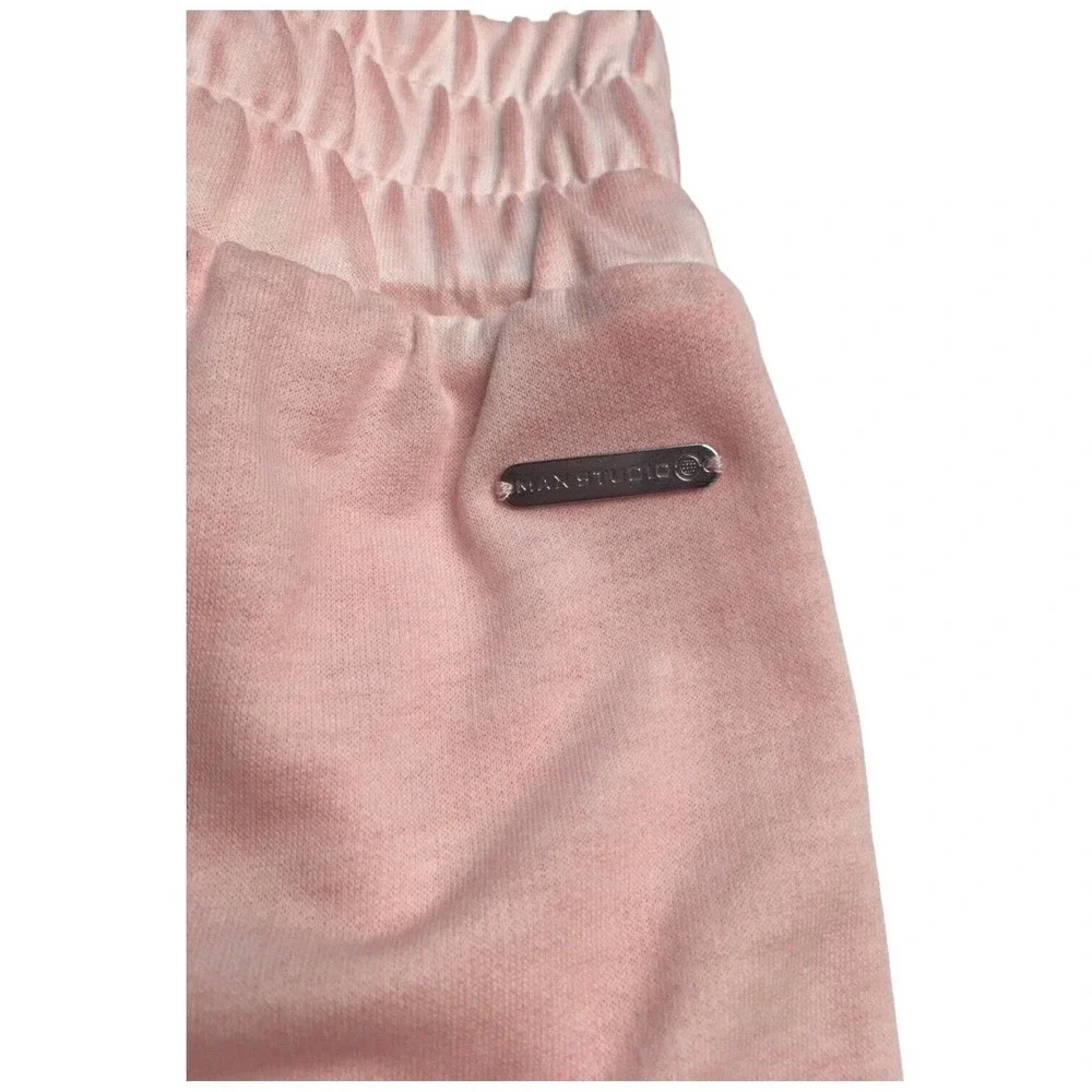 New Max Studio Majorca Womens Tie Dye Pocket Casual Shorts Peach XL